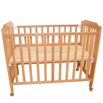 foldable wooden crib