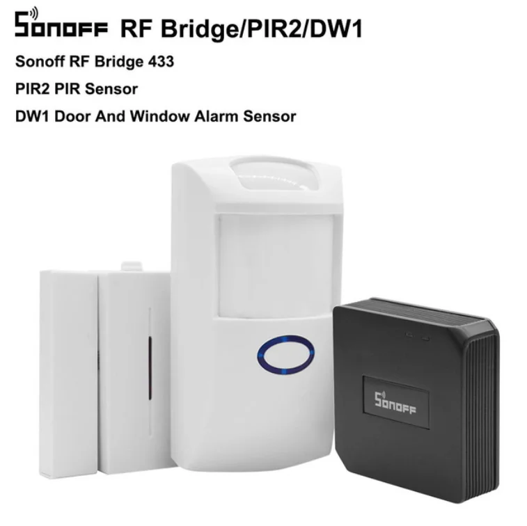 Smart Home Alarm Security Sonoff Pir2 433mhz Rf Pir Motion Sensor Alarm