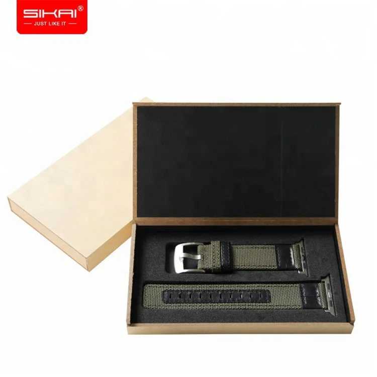 

SIKAI Wholesale Luxury PVC Cardboard Watch Strap Box Watch Packaging Box for Apple Watch Strap, N/a