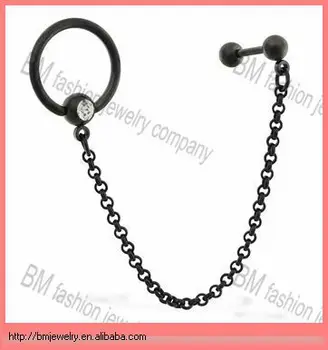 Fashion 16 Gauge Black Coated Straight Barbell With 14 16 Gauge Black Coated Straight Barbell