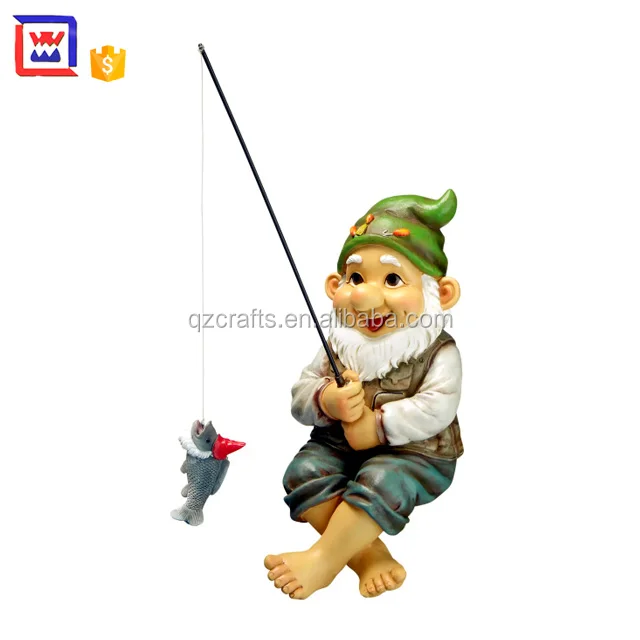 Fisherman Garden Gnome