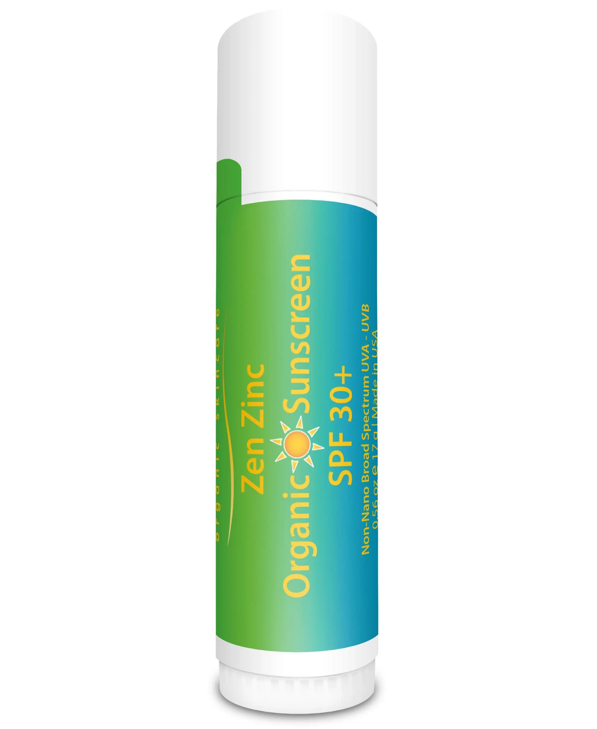 Get Quotations · Mistaya Zen Zinc Non-Nano Organic SPF 30 Plus Sunscreen  Stick - 0.6 oz (