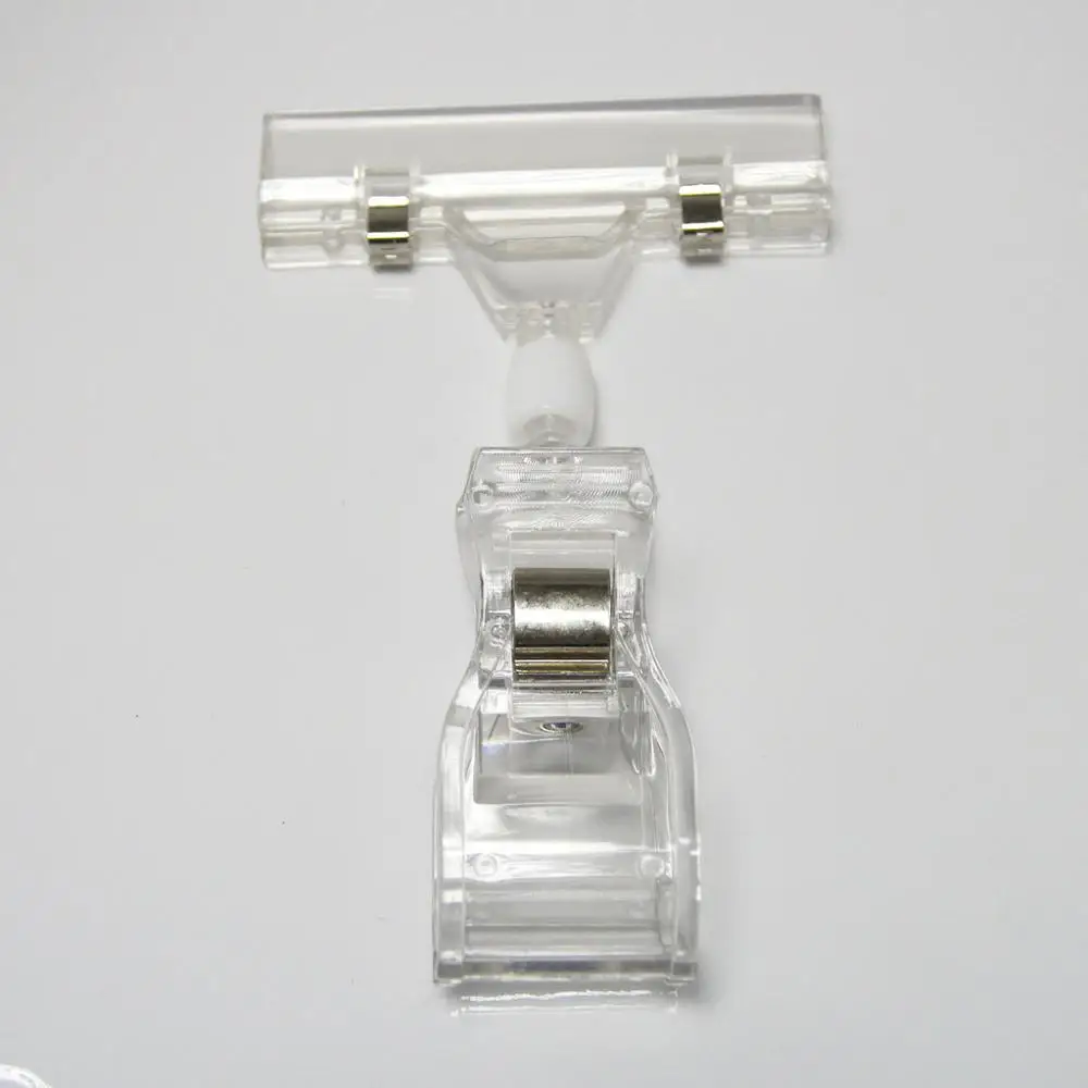

Name card holder and Clips, Clear color