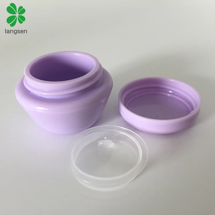 Plastic PP 5g mushroom cosmetic jar