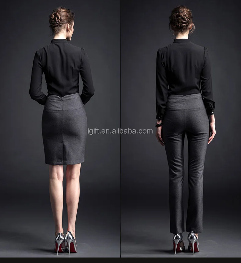
Low MOQ ISO9001 BSCI Factory Customize Design Colorful Professional Women Bank Uniforms 