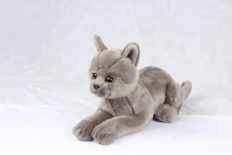 grey toy cat