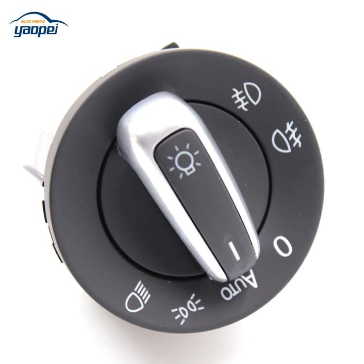 Chrome Euro Headlight Switch For Vw Golf Mk6 Mk5 B6 5nd941431b Buy