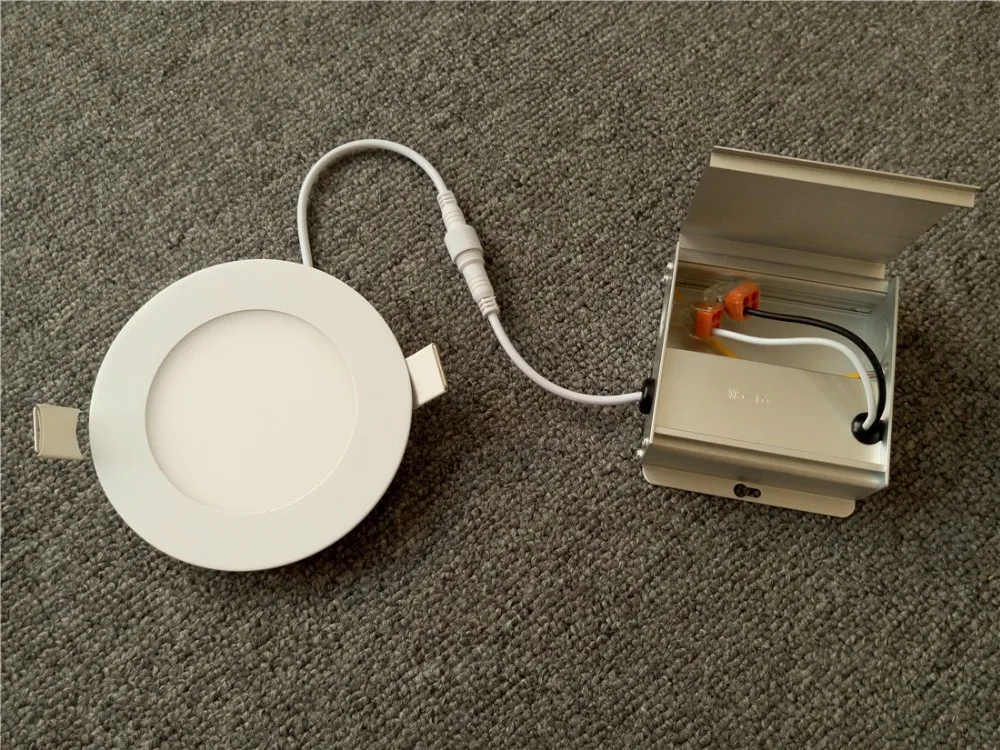 led 嵌入式灯 smd2835 12w led panel 灯与接线盒