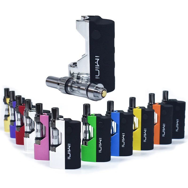 

Original Imini Kit 500MAH vape pen start kit 510 thread CBD cartridge 0.5ml 1.0ml CBD vapor Kit portable Pocket size mod