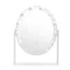 Tabletop Makeup Mirror White Frame Adjust Light Hollywood Mirror