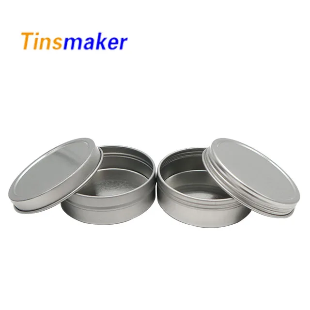 Plain Tinplate Slip Cover Tins Seamless Round Tin Can Slip Lid Tin ...