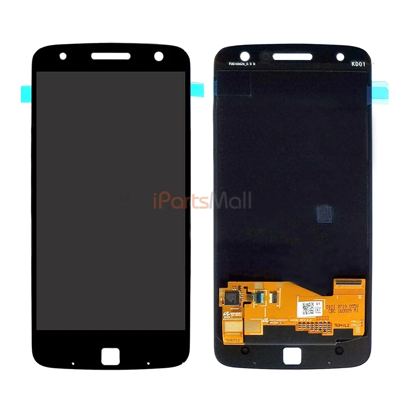 

For Moto Z XT1650 LCD Display Touch Screen Digitizer Assembly Black White