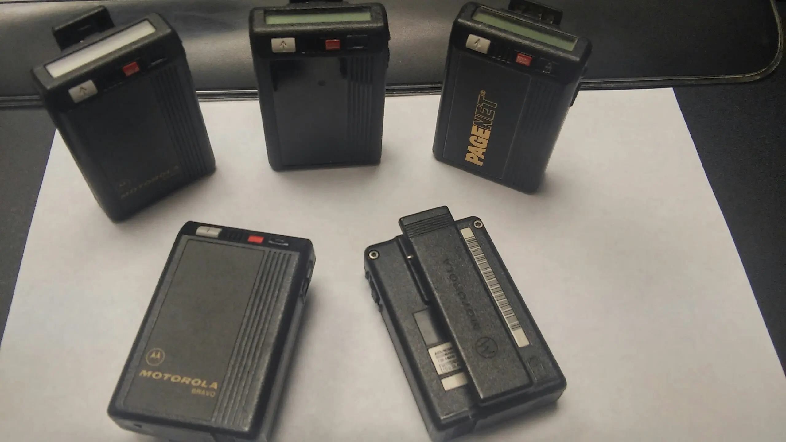 Prop Beeper Black Quantity 1 The Original Motorola Bravo Pager