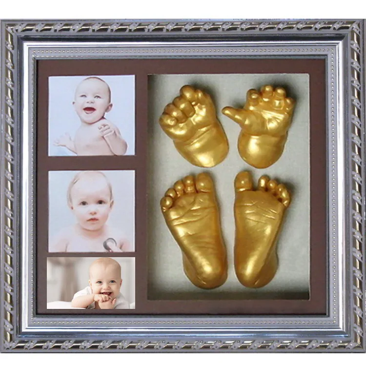 Eco-friendly Baby hand print foot print 3D casting kit deluxe baby 3D print Kit