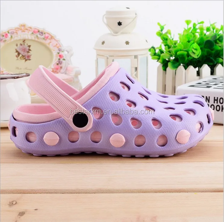 Hot sell eva garden shoes colorful women clogs sandals.JPG