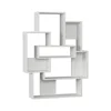 bali library oak etagere bookcase with doors and drawers