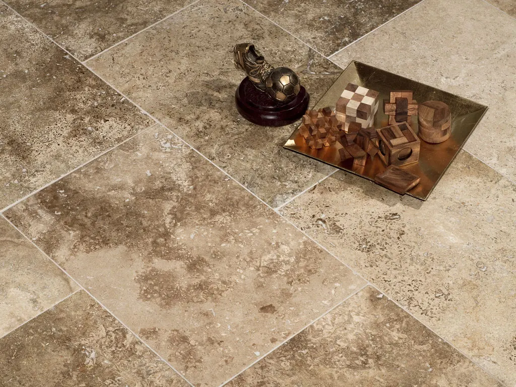 Hot Sale Flooring Design Natural Stone Coffee Brown Turkish