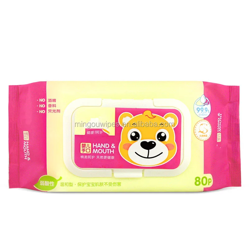 
Private Label Baby Wipe 100% biodegradable & non alcohol baby wet wipes 