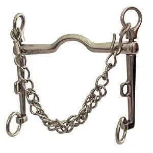 Coronet Curb Low Port Swivel Weymouth Horse Bit with 6-Inch Cheek, 5 1/2-Inch by Coronet