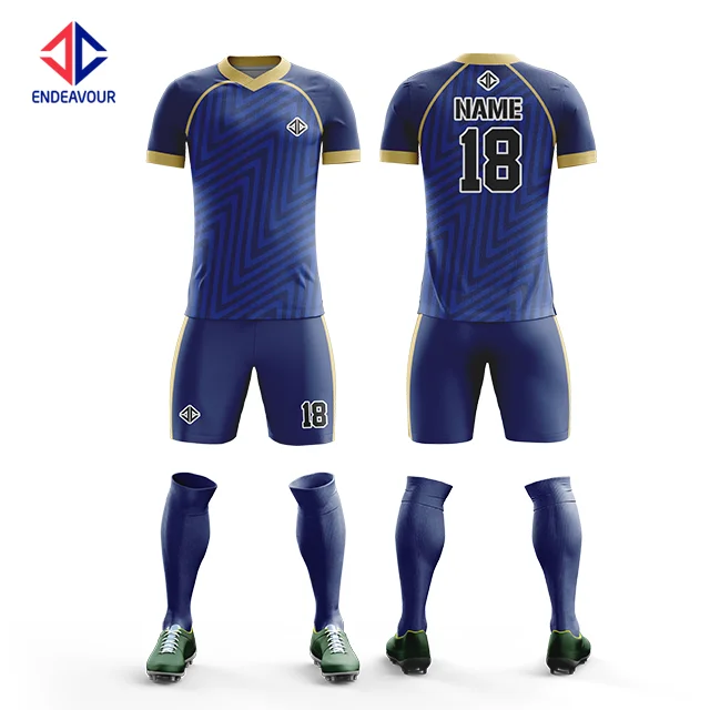 Wholesale fitted polyester custom soccer jerseys football shirt