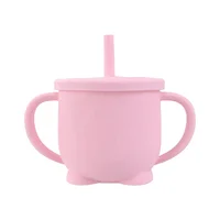 

Eco Friendly Infant Training Cup Spill-proof Silicone Kids Sippy Cup