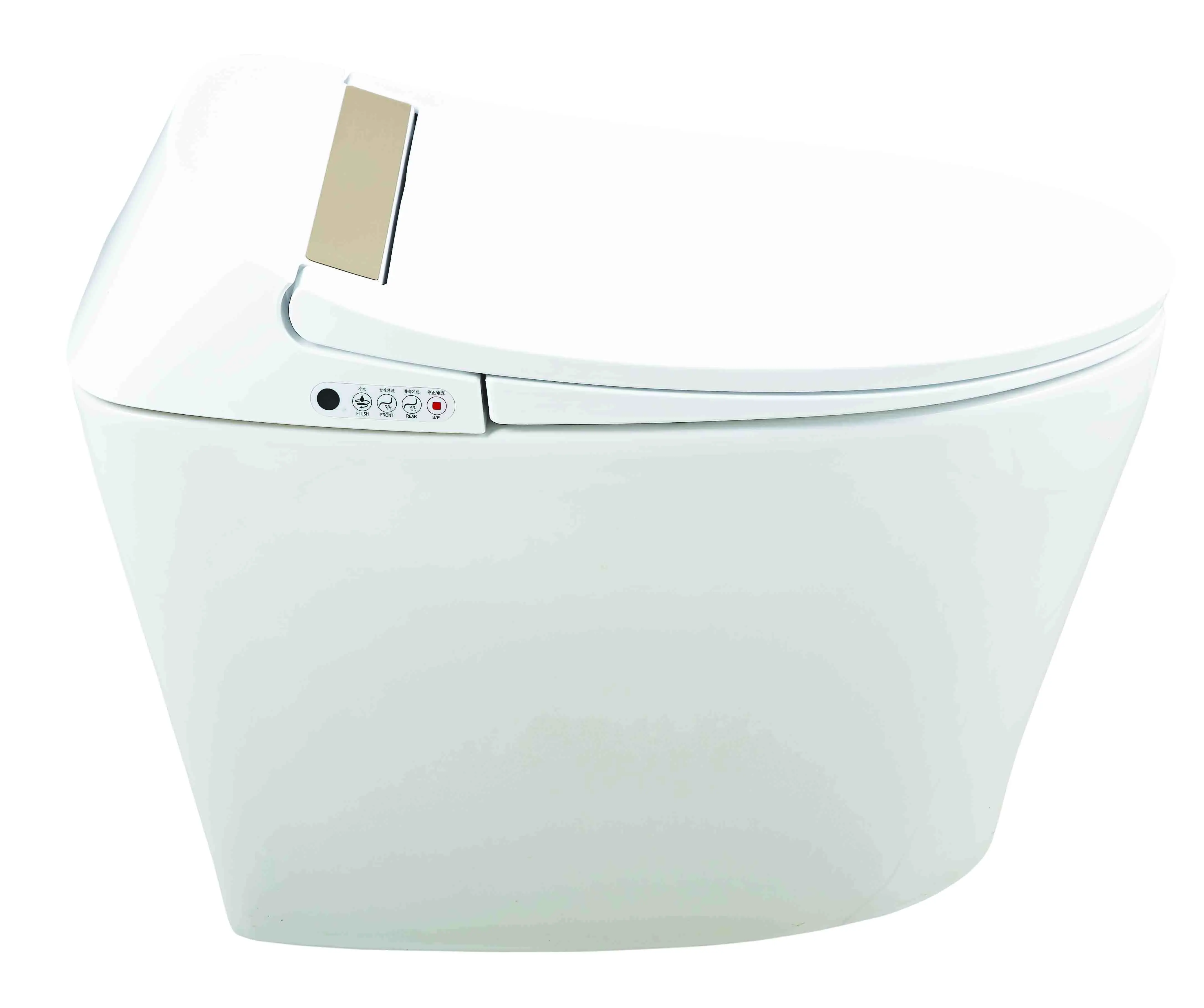 Warm wash close front  intelligent smart portable toilet