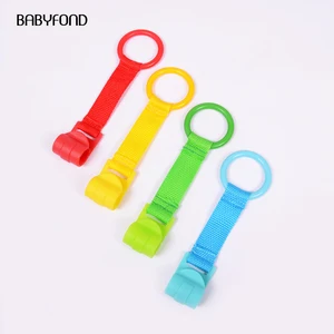 Image of Baby bed ring with the children that can pull it and Stand up crib Accessories