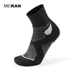 MEIKAN Black Wool Men Sports Sox Work out Sock Custom Wholesale Bamboo Socks