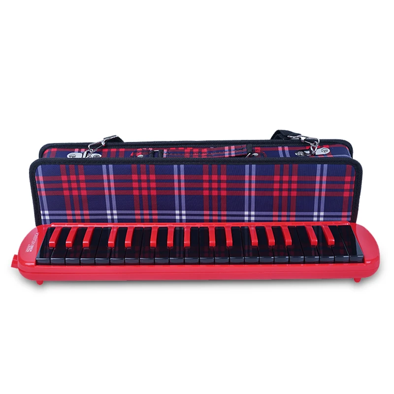 
Professional 37 keys JDR melodica in hard canvas case 