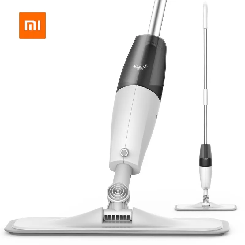 

Original Xiaomi Deerma Water Spraying Sweeper Mijia Floor Cleaner Carbon Fiber Dust Mops 360 Rotating Rod 350ml Tank Waxing Mop, N/a