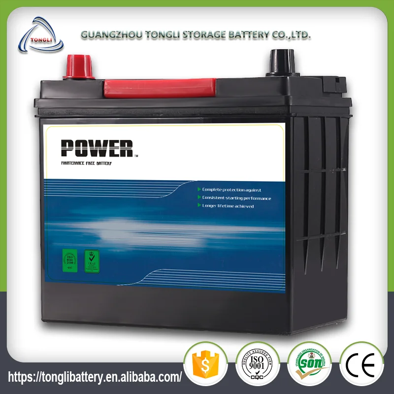46b24l Durable Korean Lead Acid Car Battery 45ah 12v Car ...