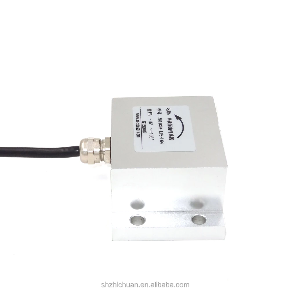 
Single Axis 4-20mA Analog Current Output Inclinometer/Tilt Sensor ZCT1XXK-LPS-X64 