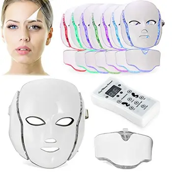 Infrared Light Face And Neck Whitening Facial Mask Facial Lifting Led ...