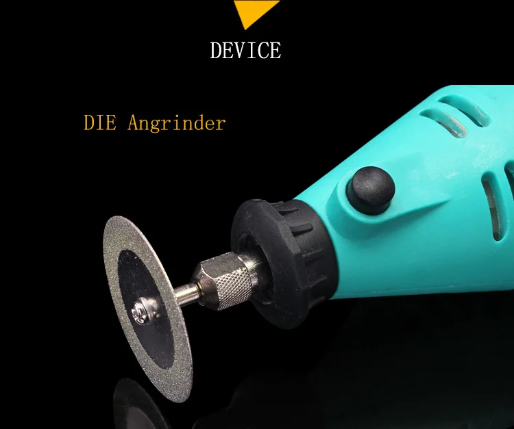 Diamond Cutting Wheel 10pcs with Mandrel (3mm) 2pcs For Dremel Rotary Tool