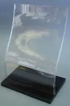 acrylic menu holder/stand/display