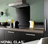 rich colors for glass kitchen splash backs, kitchen glass