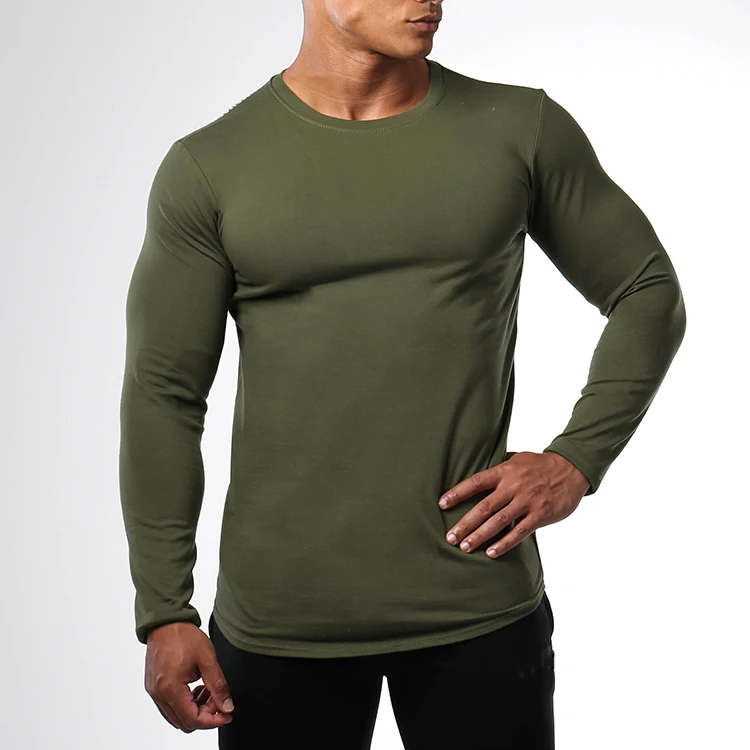 green long sleeve shirt