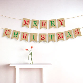 Merry Christmas Paper Banner Decorative Paper Banner Paper Banner For ...