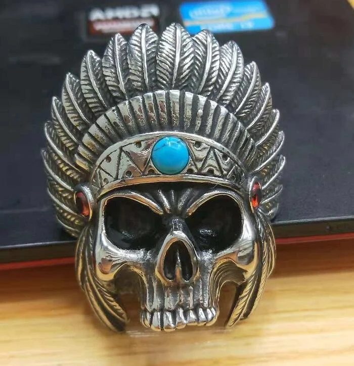 

2019 new style 316L stainless steel beautiful jewelry big and heavy Indian men pendant DSP 376, Steel color