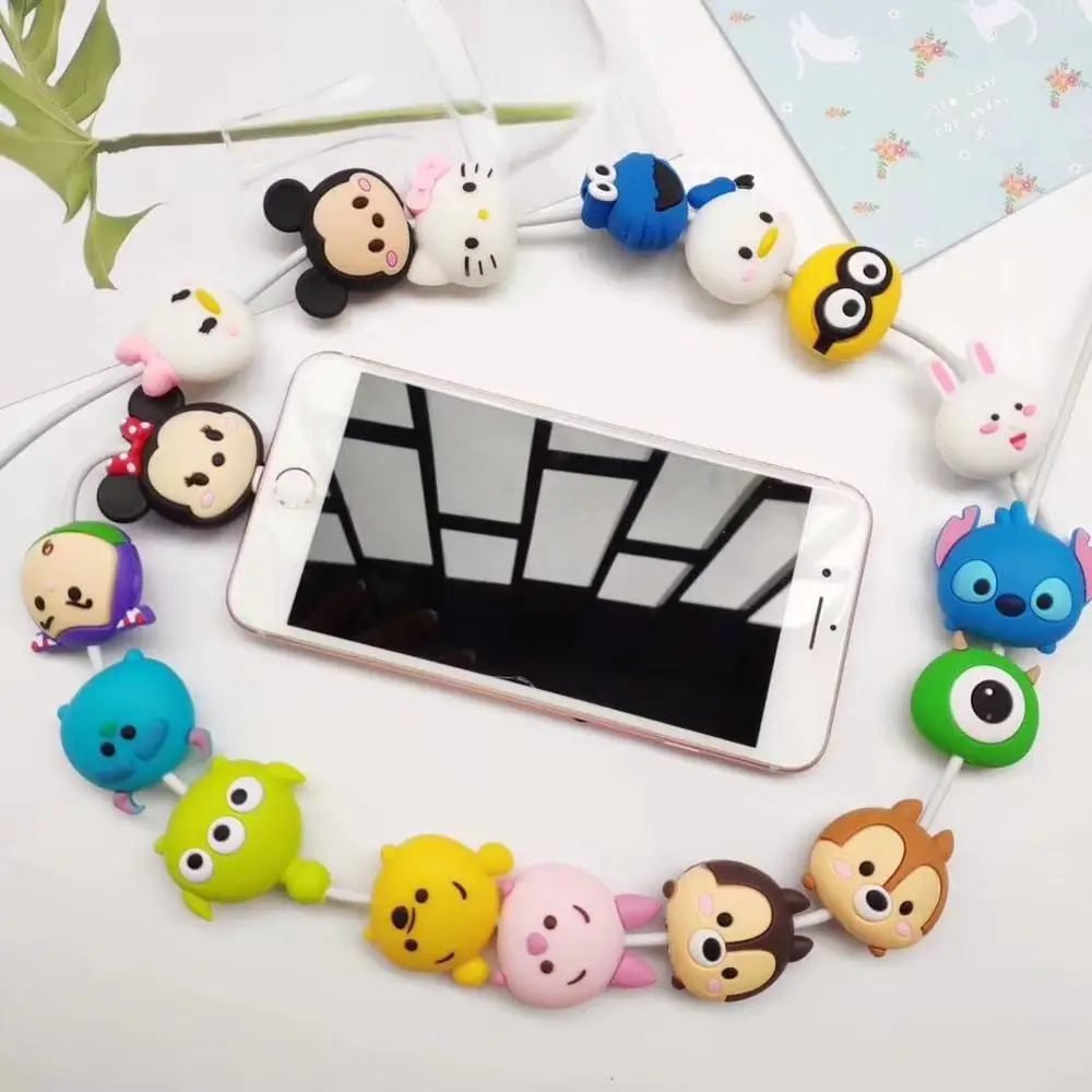 Cartoon Cable Bite Protector for iPhone cable