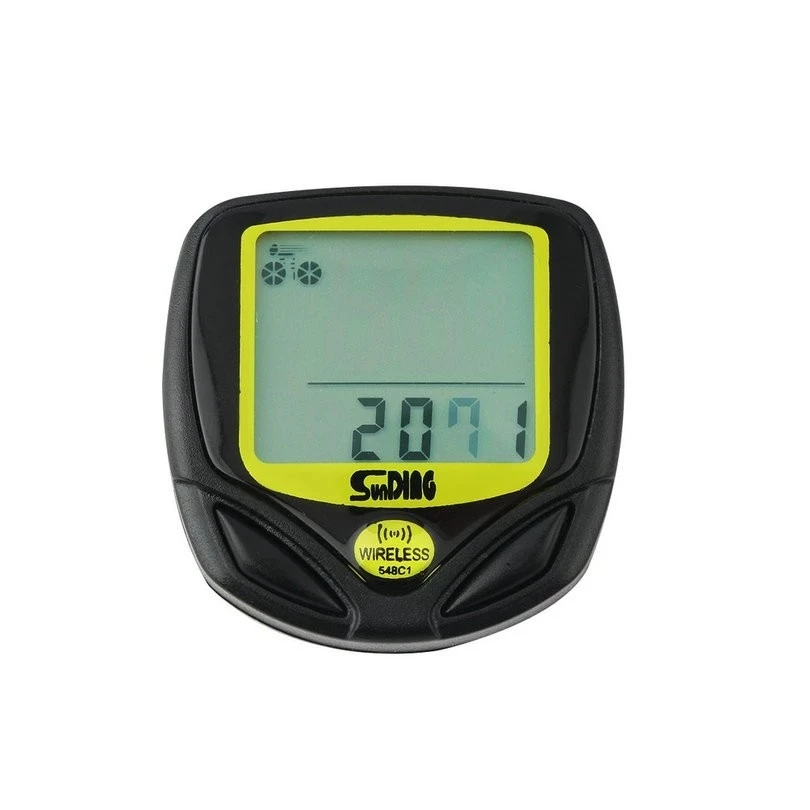 

Wireless Cycling Computer Waterproof Bicycle Odometer Speedometer With LCD Display Bike Speedometer new arrival, Black