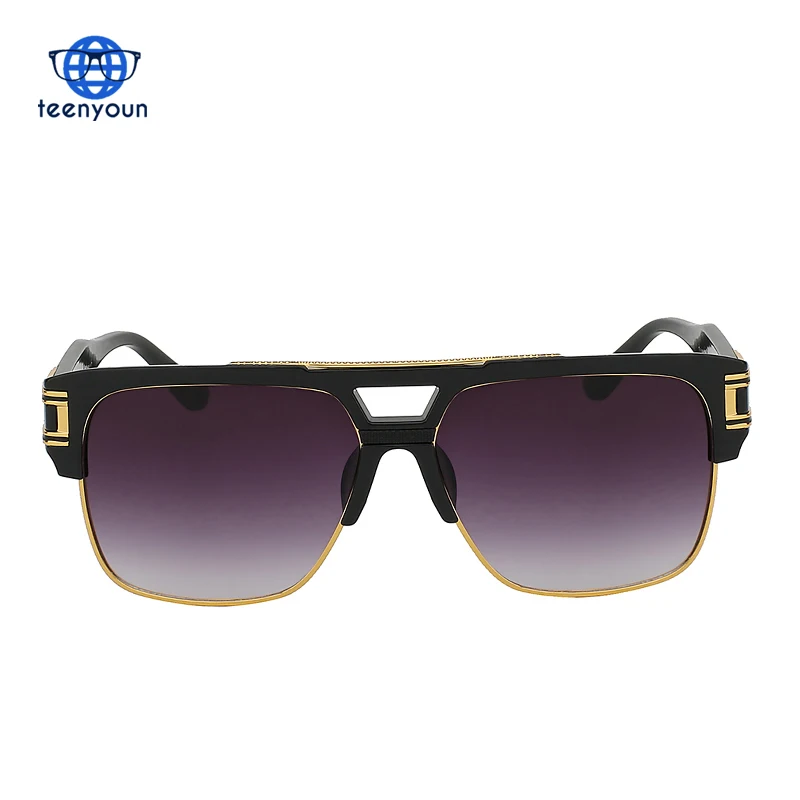 half metal sunglasses