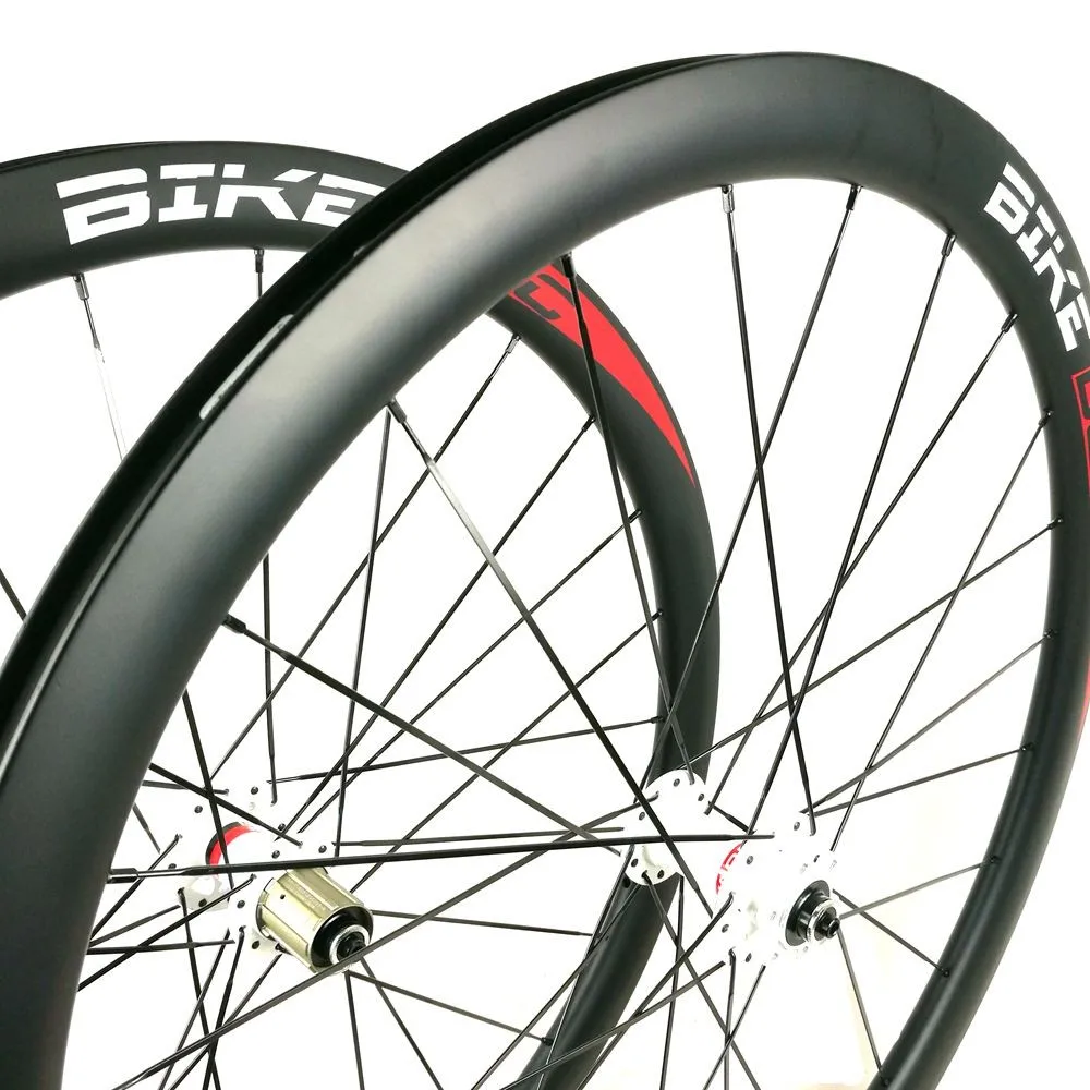 38mm Bicycle Wheels Used Carbon Wheelset Novatec Hub Road Disc Brake