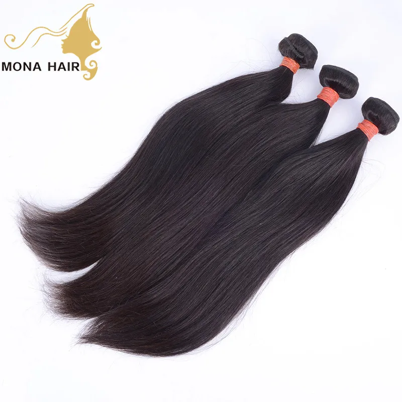 

Remy hair top grade mona hair very popular peruvian straight hair