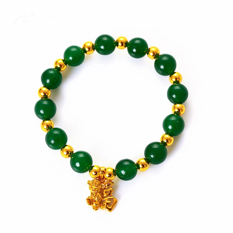 

xuping new design 24k gold Malay jade bracelet for women