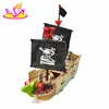Most popular children pretend play toys wooden pirate play set for kids W03B062