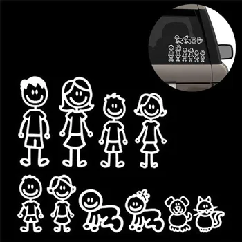 Transparent Car Stickers 3d,Family Car Decals Stickers ...