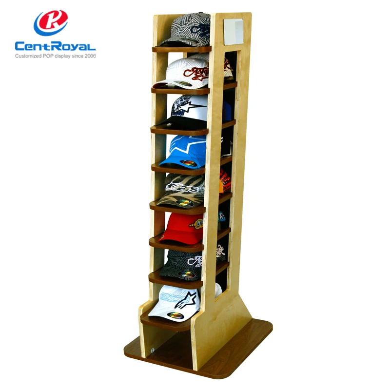 New Style Retail Store Floor Stand Wood Hat Display Rack Buy Wood Hat