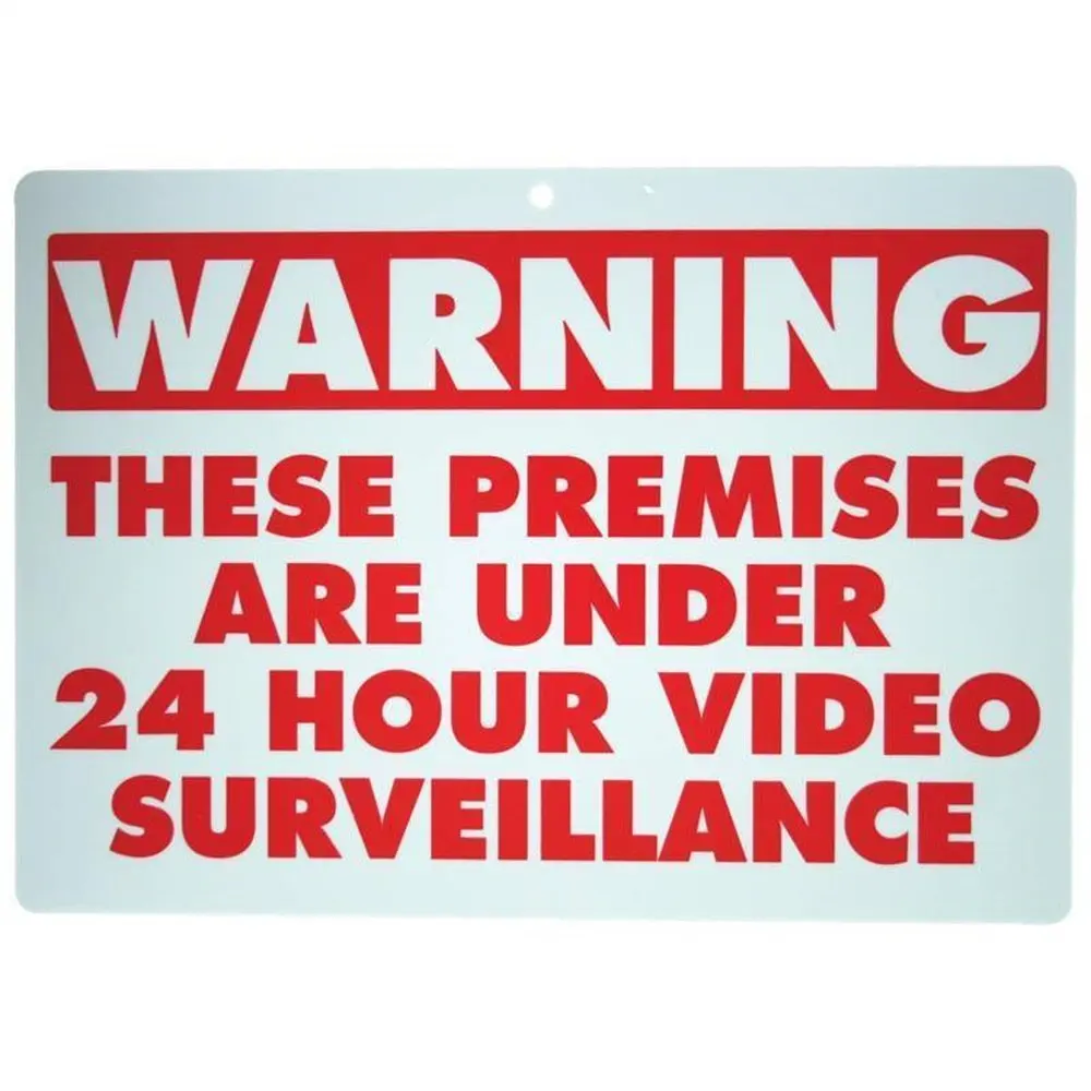 Предупреждение 2 / Warning 2. Warning для видео. Warning видеонаблюдение. Video Surveillance Warning.