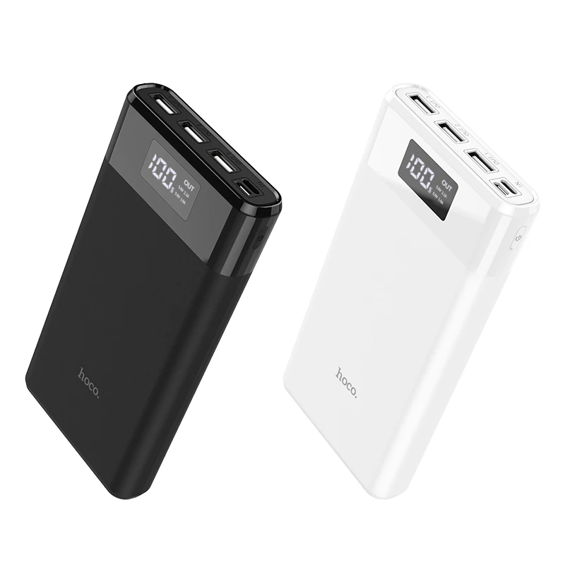 

HOCO B35E Bank Power For Phones 30000mah Power Banks For Samsung Galaxy S10/9 Powerbanks Mobile Battery, Balck;white
